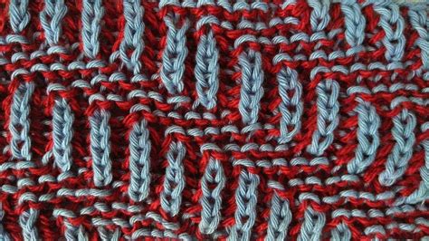 Diagonal, two-color brioche stitch knitting pattern + free chart | Brioche knitting patterns ...