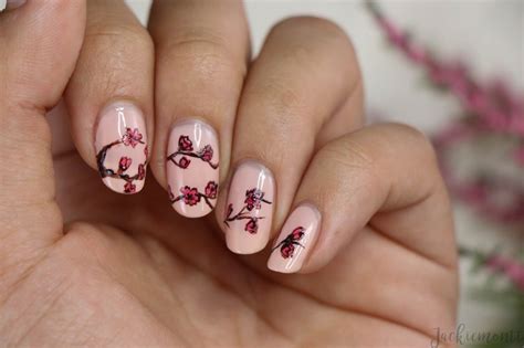 Cherry Blossom Nail Art 🌸 | Cherry blossom nails, Cherry blossom nails art, Nail art