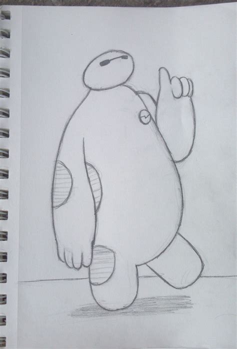 Baymax Sketch by Nayolfa on DeviantArt