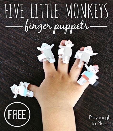 Five Little Monkeys Finger Puppets – Lesson Plans