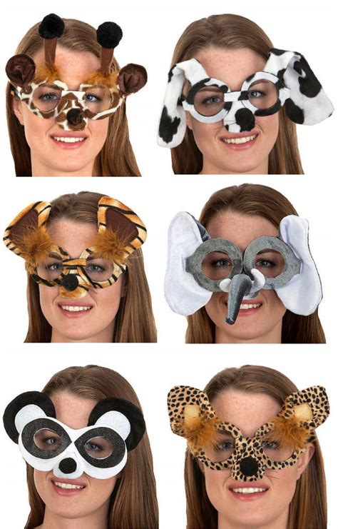 Adult Animal Mask Glasses - Candy Apple Costumes - Animal Costumes