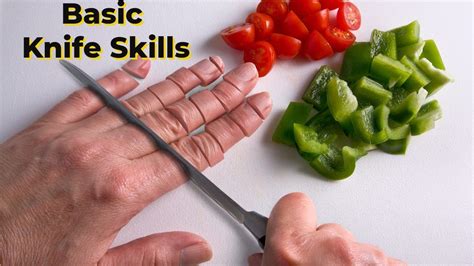 Basic Knife Skills - YouTube
