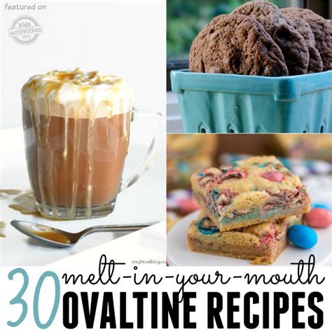 30 Ovaltine Recipes You Didn't Know Existed | Kids Activities Blog