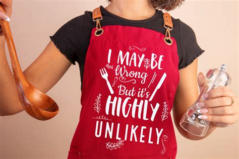 Apron Sayings Quotes SVG, I May Be Wrong Graphic by sumim3934 ...