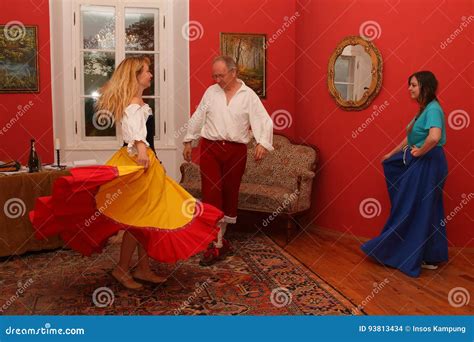 Night Performance at Houska Castle Editorial Stock Image - Image of dance, drama: 93813434