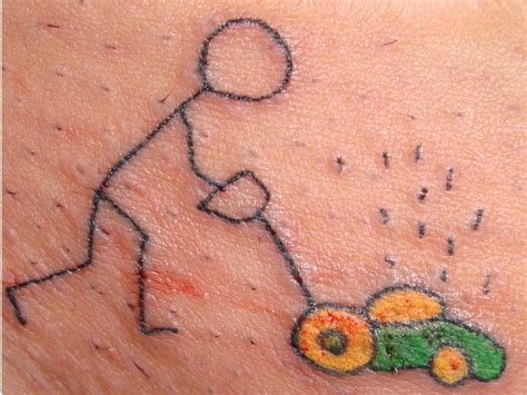 Lawnmower man LOL | Tätowierungen, Tattoo ideen