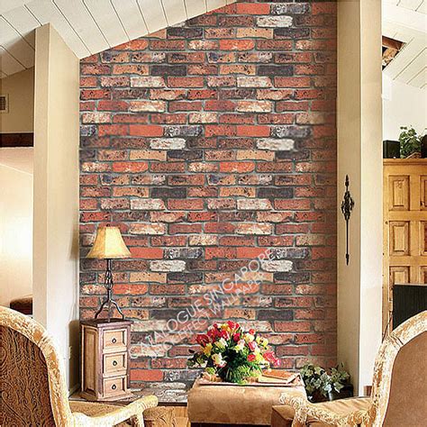 Brick Effect Wall Paper - Catalogue.com.sg