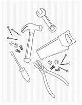 Tool coloring pages To Download And Print For Free sketch template