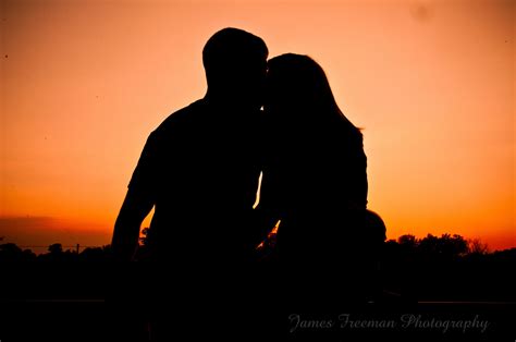 Couple Silhouette Sunset