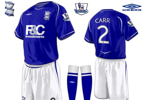 football kits design: Birmingham City FC fantasy kits