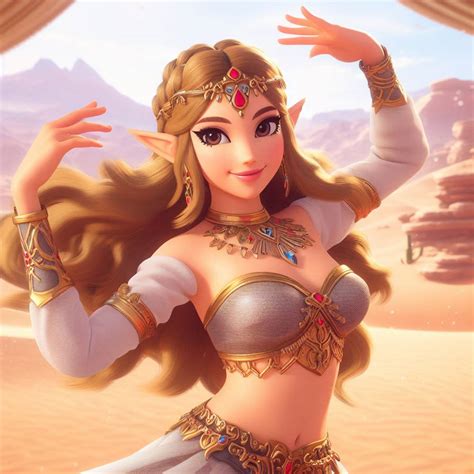 Princess Zelda Belly Dancing by MagicianPendragon on DeviantArt