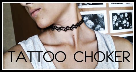 TATTOO CHOKER/ DIY/ Как сделать tattoo choker/ тату чокер | Чокер, Тату