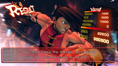 Ending for Super Street Fighter IV Arcade Edition-Yang(Arcade)