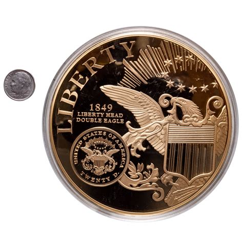 1849 Liberty Head Double Eagle Classic Eagles Jumbo Bronze Coin - Numismax