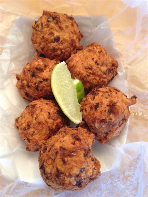 Conch fritters yum, Florida Keys | Conch fritters, Fritters, Yum