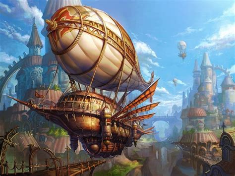 Pin by Sad Alice on Steampunk | Dieselpunk | Steampunk airship ...