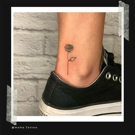 Top more than 70 small flower ankle tattoos - in.coedo.com.vn