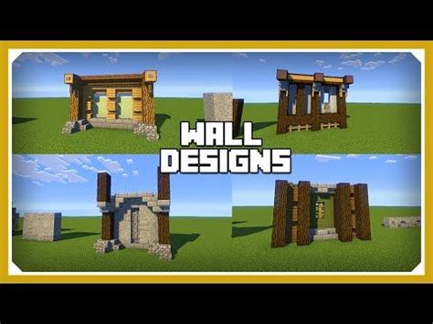 Blackstone Wall Design Minecraft - To Decoration