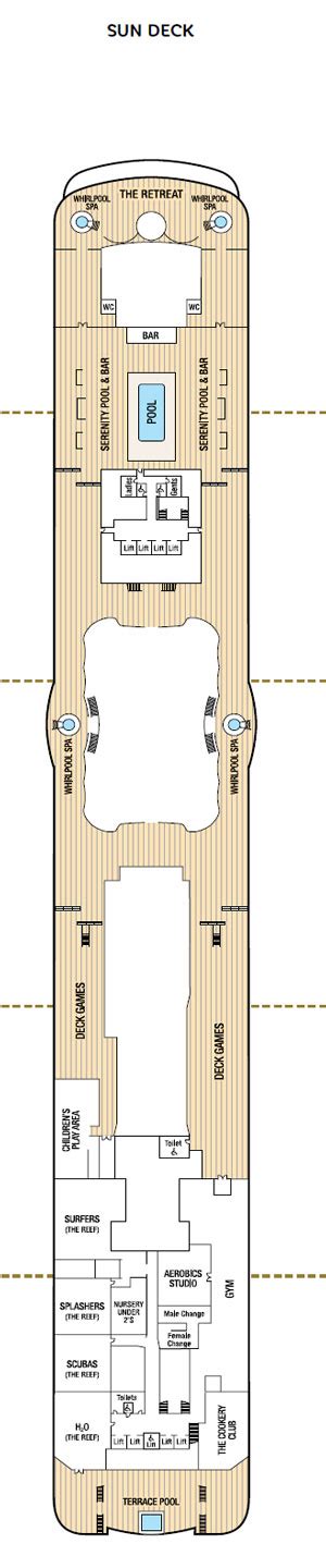 Deck Plan for P&O Britannia | Iglucruise.com