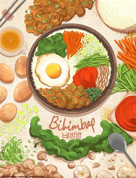 Korean Food Drawings