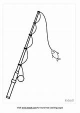 Fishing Pole Coloring Pages sketch template