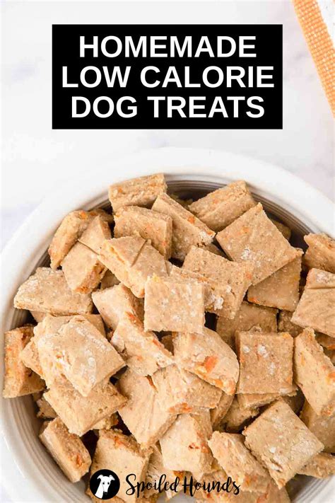 Homemade Low Calorie Dog Treats - Spoiled Hounds