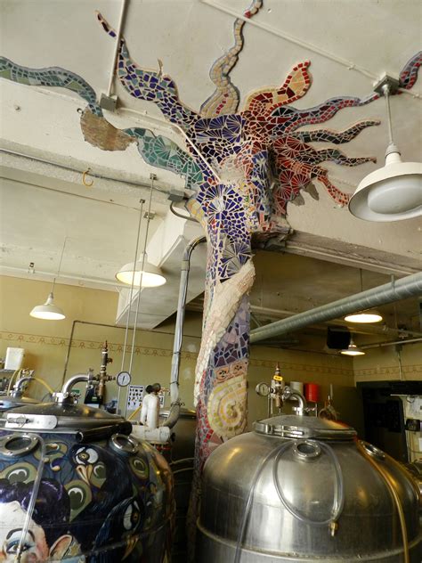 Mosaic / Sculpture, McMenamins Crystal ballroom, brewery | Mosaic, Mosaic art, Mosaic house