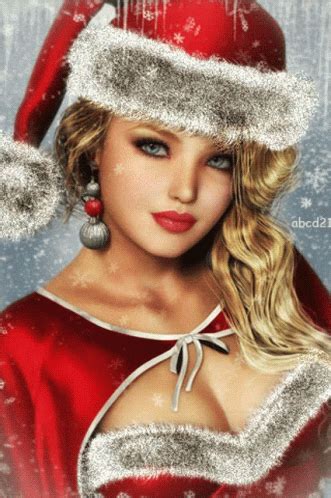 Merry Christmas Santa Claus GIF - Merry Christmas Santa Claus Glitter - Discover & Share GIFs