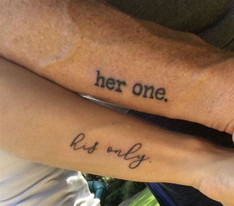 Elegant Couple Tattoos for Eternal Love