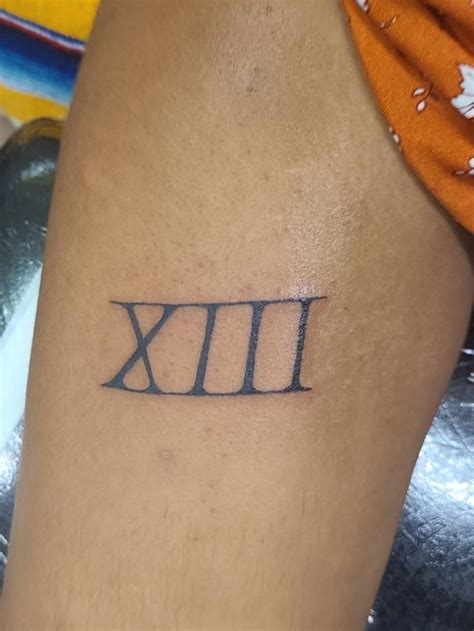 Aggregate 80+ roman numerals 13 tattoos best - in.cdgdbentre