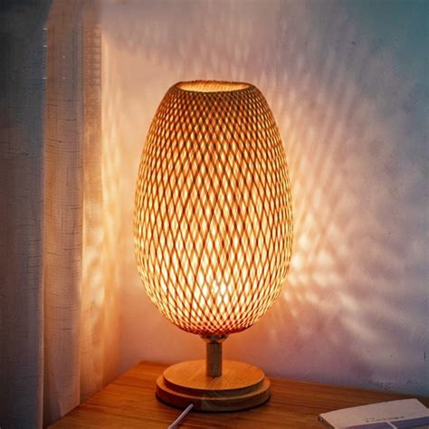 Bamboo & Rattan Table Lamp, Lamp Shades- VietShopDesign