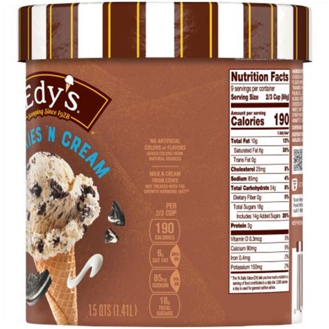 Edy's® Cookies 'N Cream Ice Cream Tub, 48 oz - Gerbes Super Markets