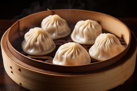 Premium AI Image | Delicious Chinese Dim Sum Xiao long bao