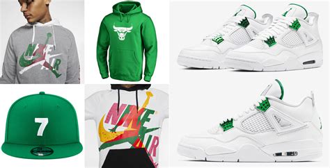 Air Jordan 4 Metallic Green Clothing Match | SneakerFits.com