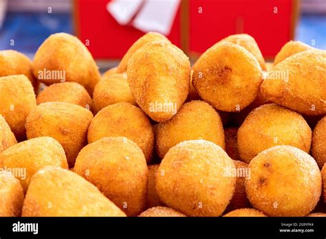 Sicilian arancini (Italian rice balls) Traditional street food in Italy Stock Photo - Alamy