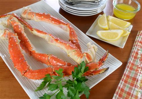 Steamed King Crab Legs with Garlic Butter and Lemon | Recipe Cart