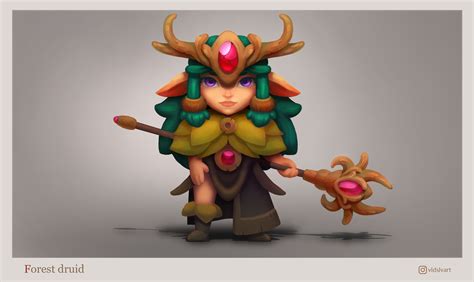 Forest druid on Behance