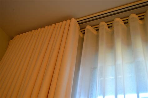 Supreme Ripple Fold Curtain Track How To Hang Drapes Without Drilling