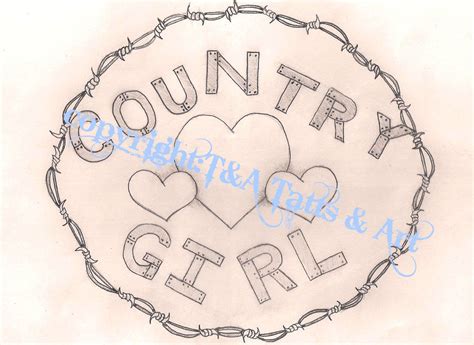 Country Girl Drawings at PaintingValley.com | Explore collection of ...