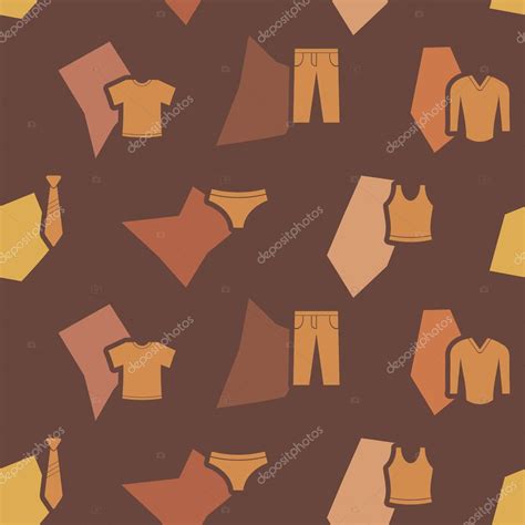 Seamless background with garments — Stock Vector © drutska #71208627