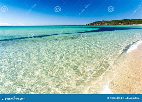 Crystal Clear Water on Pampelonne Beach Near Saint Tropez, French ...