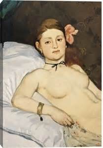 Gallery Direct Fine Art Prints: Olympia 1863 Detail by Edouard Manet ...