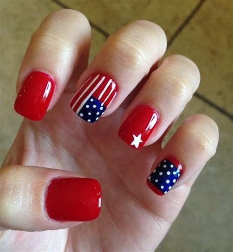 Even More Inspiration For Your July 4 Nail Art | Patriotic nails design ...