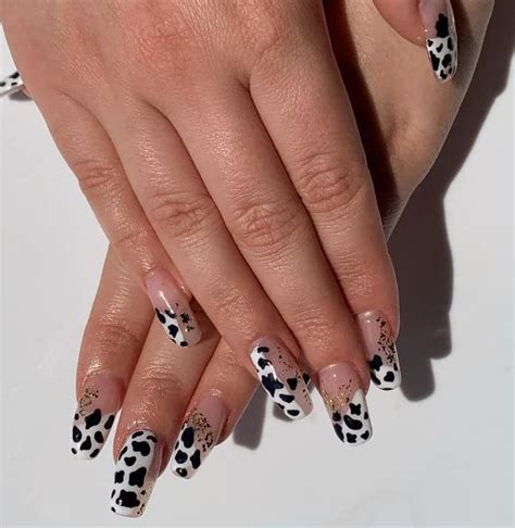 50+ Cow Print Nails That’ll Make All Hearts Swooooon