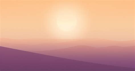 Premium AI Image | Sunset with a purple and orange background