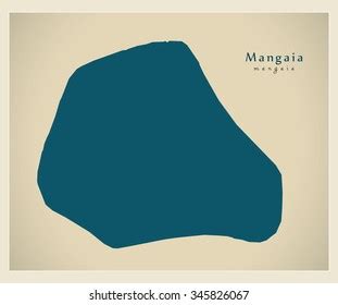 Mangaia Cook Islands Map Grey Illustration Stock Vector (Royalty Free) 627640787 | Shutterstock