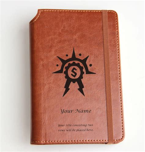 Fully Customizable Your Logo Journal With Custom Quote or - Etsy