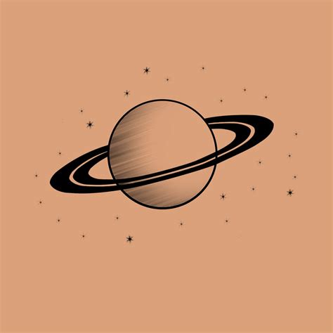 Saturn Tattoo Drawing - Drawing.rjuuc.edu.np