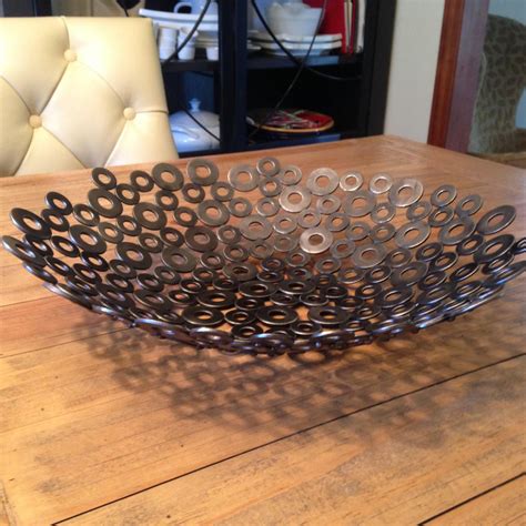 Metal Art Bowl Metal Sculpture Abstract Metal Art Metal Wall - Etsy