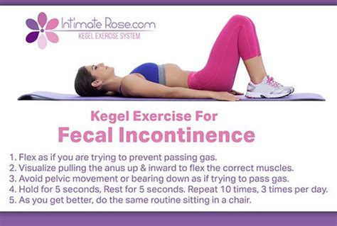 Fix Bowel & Fecal Incontinence With Kegel Exercises - Intimate Rose